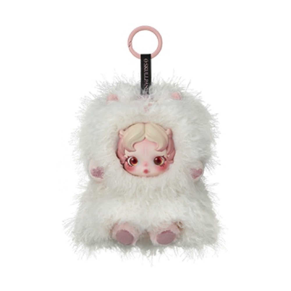 SKULLPANDA Ghostie Keychain Plush